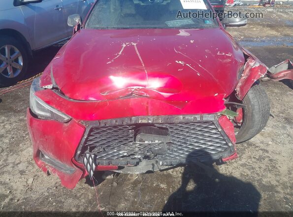 JN1FV7EK5HM610207 2017 INFINITI Q60 Red Вид салону спереду