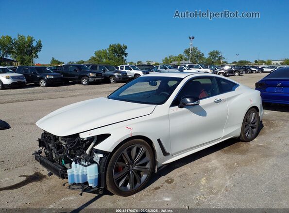 JN1FV7LLXMM560197 2021 INFINITI Q60 Белый Передняя левая четверть