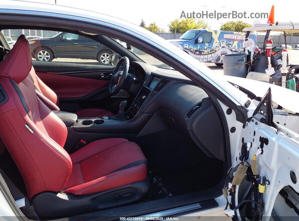 JN1FV7LLXMM560197 2021 INFINITI Q60 Белый Вид салона спереди