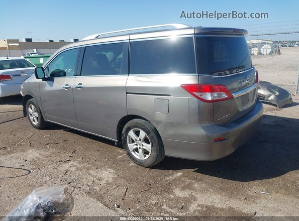 JN8AE2KP5H9165355 2017 NISSAN QUEST Gray Trasero izquierdo