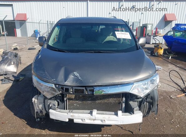 JN8AE2KP5H9165355 2017 NISSAN QUEST Gray Vista interior trasera