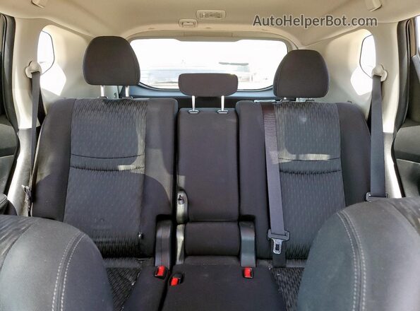 JN8AT2MT2LW005962 2020 NISSAN ROGUE Black Rear seats view