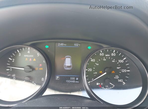 JN8AT2MT8LW003553 2020 NISSAN ROGUE White Հետևի նստատեղերի տեսք