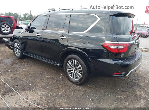 JN8AY2BA3M9371867 2021 NISSAN ARMADA Black უკანა მარცხენა