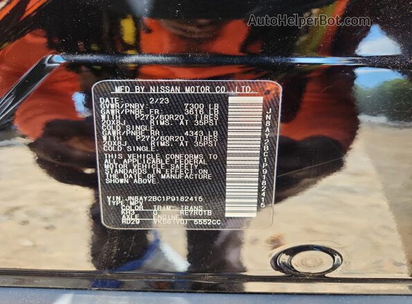 JN8AY2BC1P9182415 2023 NISSAN ARMADA Black 
