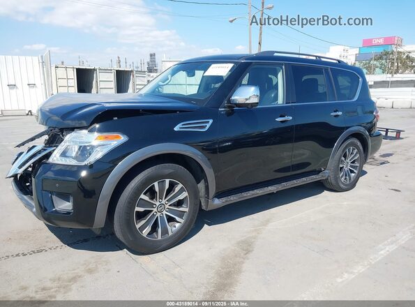 JN8AY2ND4L9108744 2020 NISSAN ARMADA Black Front left