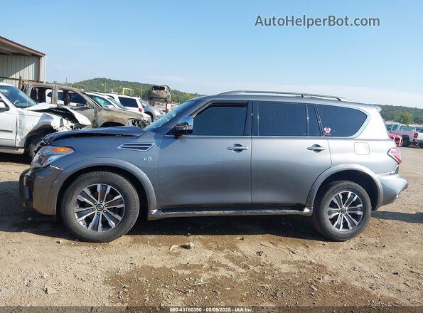 JN8AY2ND6J9056272 2018 NISSAN ARMADA Gray 