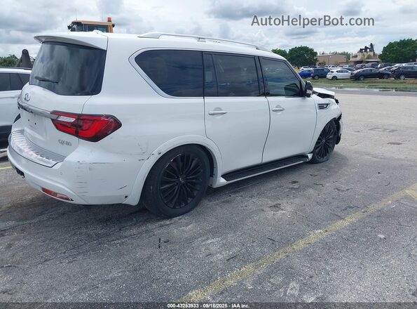 JN8AZ2AE4M9268507 2021 INFINITI QX80 White უკანა მარჯვენა