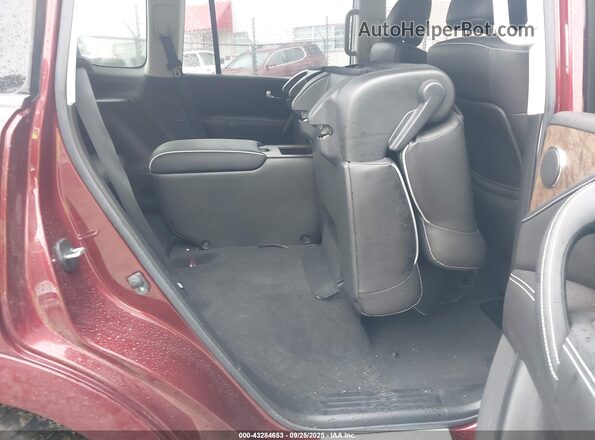 JN8AZ2AF0M9721353 2021 INFINITI QX80 Burgundy Widok naklejki z numerem VIN