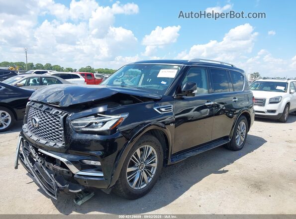 JN8AZ2NF2L9703929 2020 INFINITI QX80 Black Передня ліва чверть