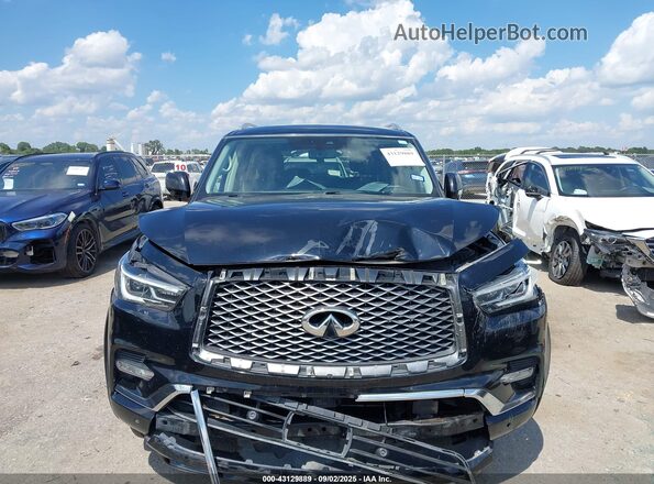 JN8AZ2NF2L9703929 2020 INFINITI QX80 Black Вид щитка приладів
