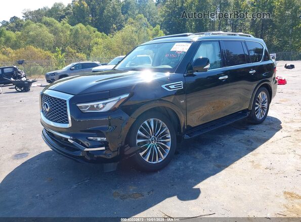 JN8AZ2NF4L9703429 2020 INFINITI QX80 Black Front left