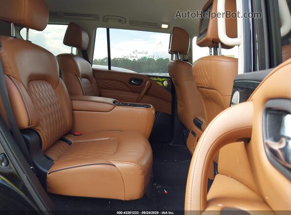 JN8AZ2NF6L9700404 2020 INFINITI QX80 Black VIN კოდის სტიკერის ხედი