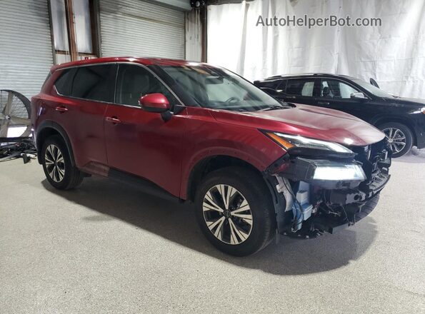 JN8BT3BA1NW043665 2022 NISSAN ROGUE Red 