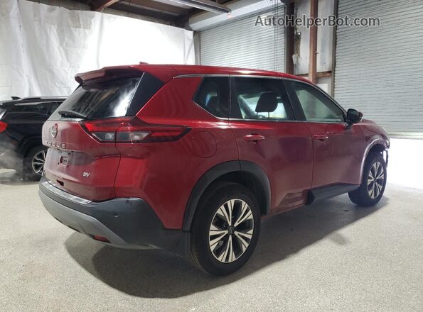 JN8BT3BA1NW043665 2022 NISSAN ROGUE Red 