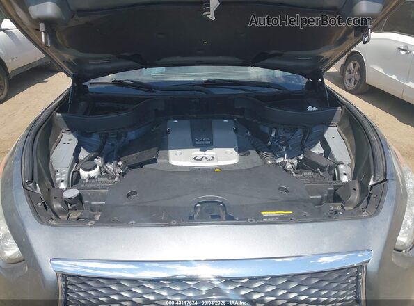 JN8CS1MW3HM415348 2017 INFINITI QX70 Gray Rear view