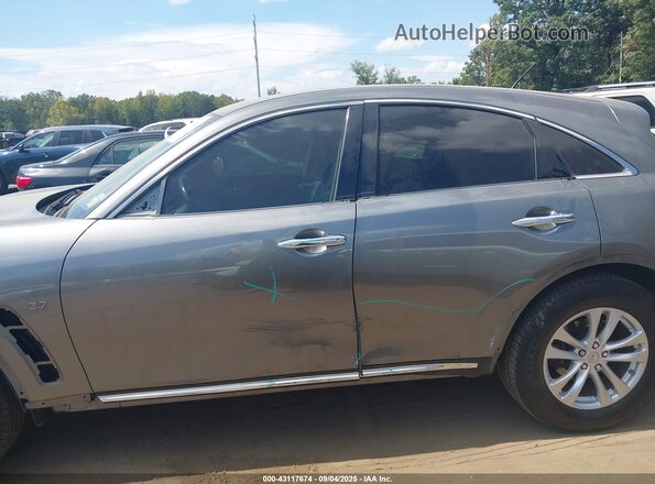 JN8CS1MW3HM415348 2017 INFINITI QX70 Gray 360 interior view