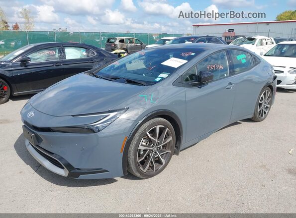 JTDACACU2P3009615 2023 TOYOTA PRIUS PRIME Gray 