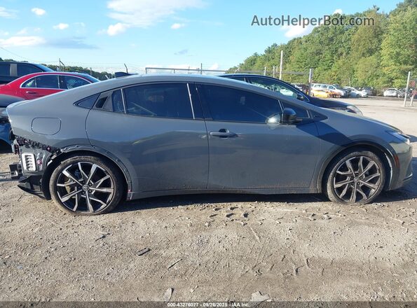 JTDACACU8R3026440 2024 TOYOTA PRIUS PRIME Gray სალონის 360-გრადუსიანი ხედი