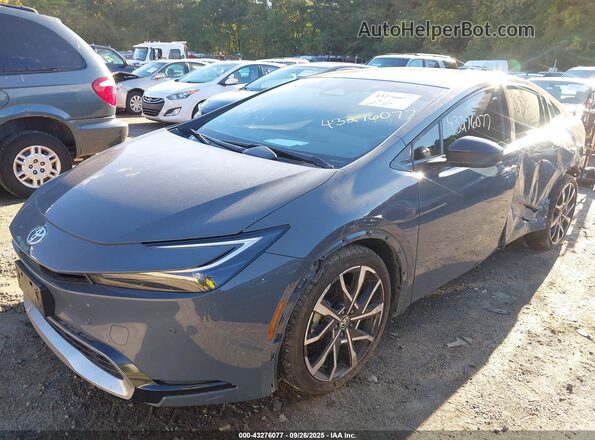 JTDACACU8R3026440 2024 TOYOTA PRIUS PRIME Gray წინა მარცხენა ხედი სამი მეოთხედიდან