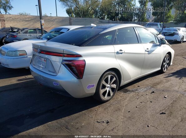 JTDBVRBD0KA007123 2019 TOYOTA MIRAI Silver Հետևի աջ
