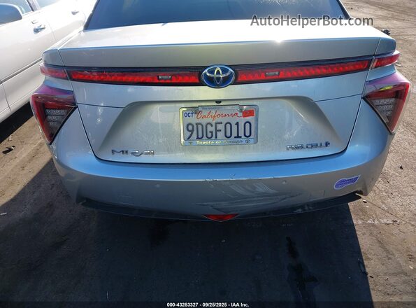 JTDBVRBD0KA007123 2019 TOYOTA MIRAI Silver Սարքավորումների վահանակի տեսք