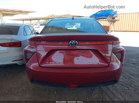 JTDBVRBD1JA005332 2018 TOYOTA MIRAI Maroon 