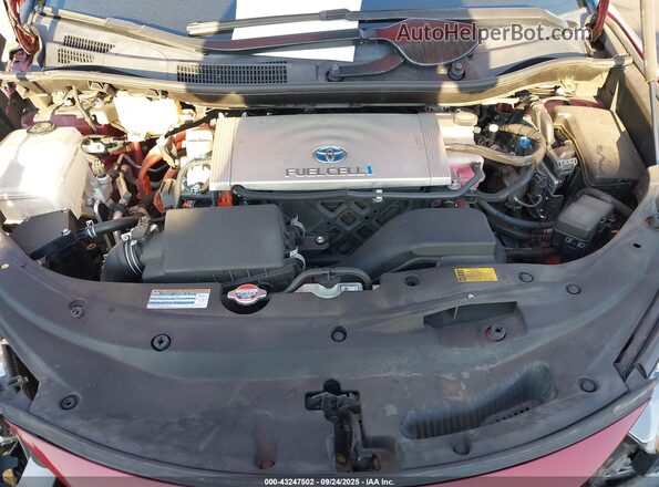 JTDBVRBD4HA003469 2017 TOYOTA MIRAI Red Հետևի տեսք