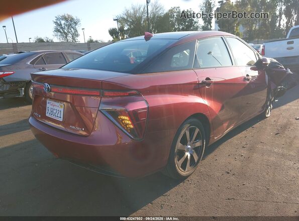 JTDBVRBD4HA003469 2017 TOYOTA MIRAI Red Հետևի աջ