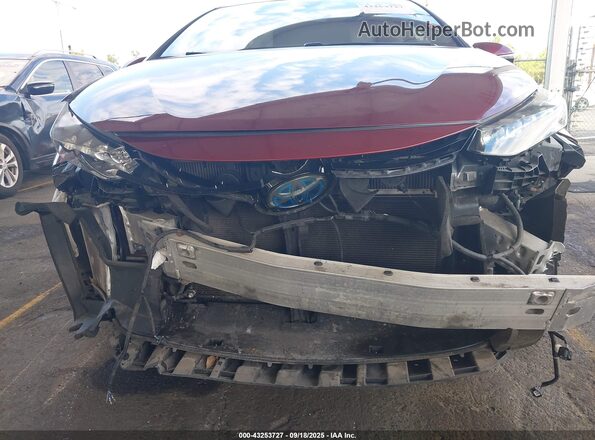 JTDBVRBD6LA007936 2020 TOYOTA MIRAI Maroon Դիմացի տեսք
