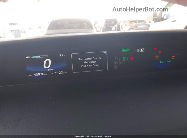 JTDBVRBD6LA007936 2020 TOYOTA MIRAI Maroon Հետևի նստատեղերի տեսք