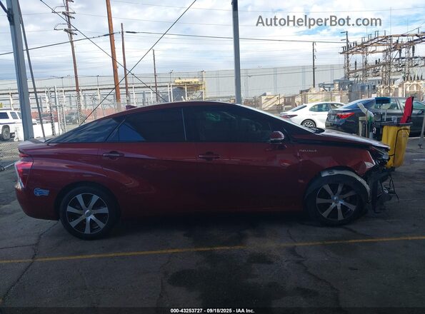 JTDBVRBD6LA007936 2020 TOYOTA MIRAI Maroon Սալոնի հետևի տեսք