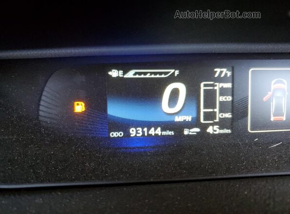 JTDBVRBD7GA000600 2016 TOYOTA MIRAI White Սարքավորումների վահանակի տեսք