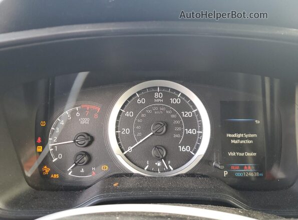 JTDEPRAE9LJ051902 2020 TOYOTA LL Blue ხელსაწყოთა პანელის ხედი