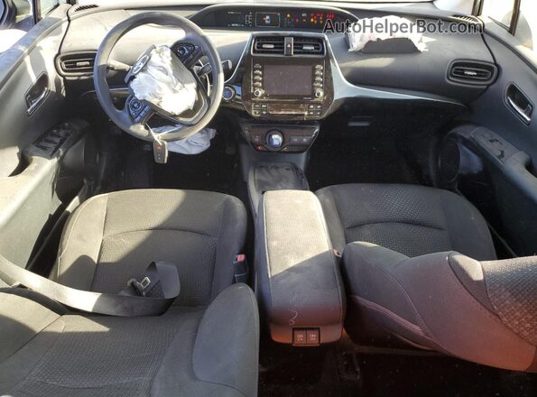 JTDKAMFU6M3142123 2021 TOYOTA PRIUS White Widok deski rozdzielczej