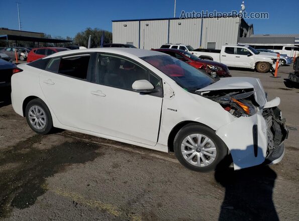 JTDKAMFU6M3142123 2021 TOYOTA PRIUS White Przód prawy