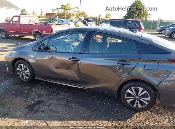 JTDKARFP0H3004767 2017 TOYOTA PRIUS PRIME Gray 