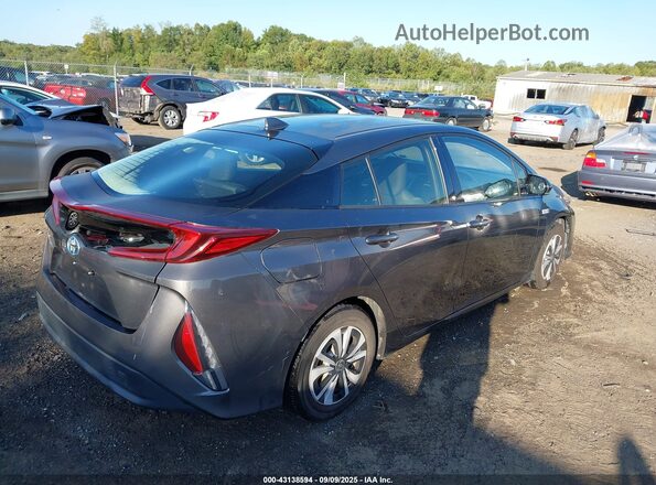 JTDKARFP0H3004767 2017 TOYOTA PRIUS PRIME Gray 