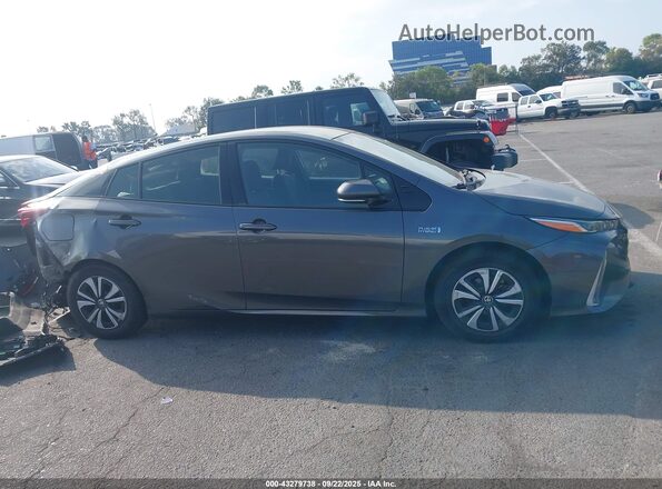 JTDKARFP2K3116798 2019 TOYOTA PRIUS PRIME Gray სალონის 360-გრადუსიანი ხედი