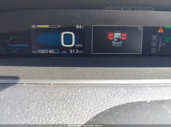JTDKARFP3J3083017 2018 TOYOTA PRIUS PRIME Gray 