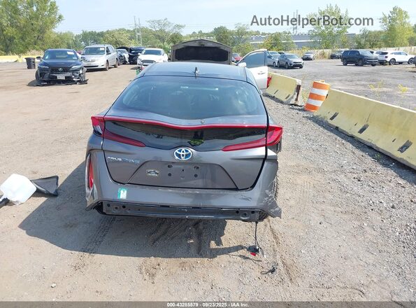 JTDKARFP3J3083017 2018 TOYOTA PRIUS PRIME Gray 