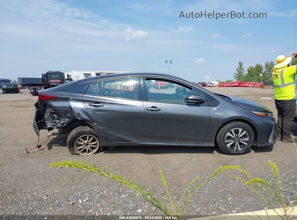 JTDKARFP3J3083017 2018 TOYOTA PRIUS PRIME Gray 