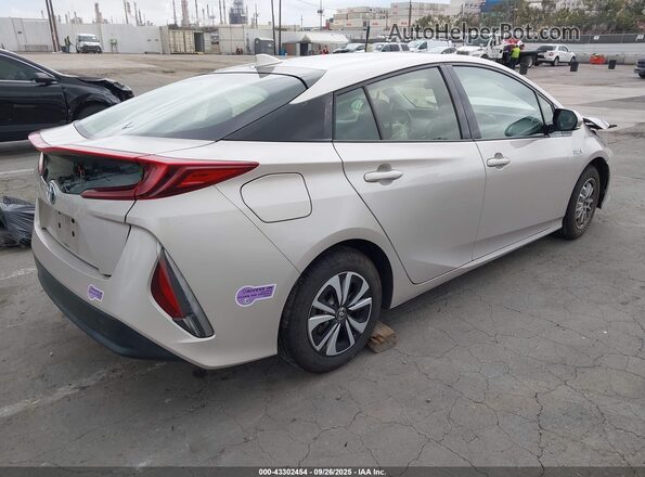 JTDKARFP7K3106316 2019 TOYOTA PRIUS PRIME Silver უკანა მარჯვენა