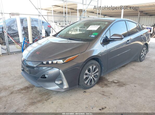 JTDKARFPXL3139909 2020 TOYOTA LIMITED Gray Առջևի ձախ երեք քառորդ տեսարան