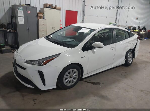 JTDKARFU0L3117987 2020 TOYOTA LE White Vista tres cuartos delantera izquierda