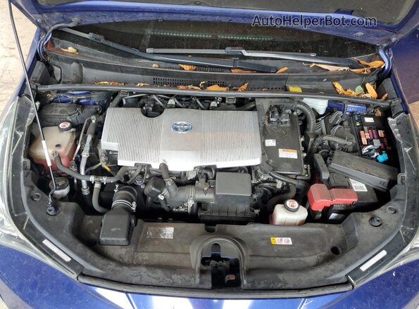 JTDKBRFU3J3594875 2018 TOYOTA PRIUS Blue 