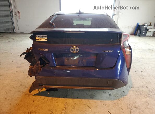 JTDKBRFU3J3594875 2018 TOYOTA PRIUS Blue 