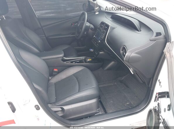JTDL9MFU1N3035172 2022 TOYOTA PRIUS Белый Вид салона спереди