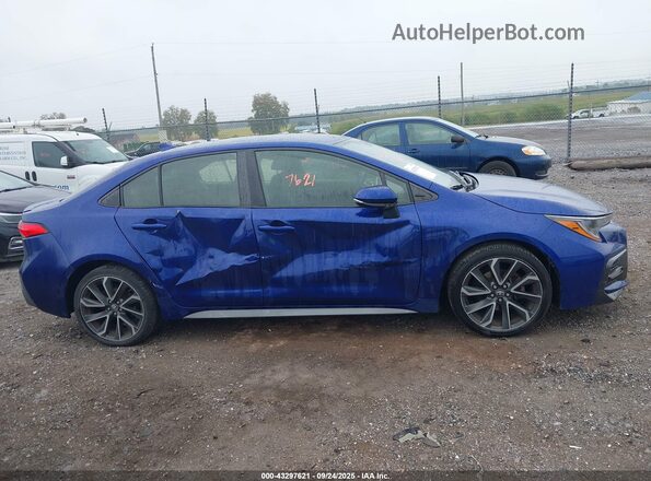 JTDS4RCEXLJ044126 2020 TOYOTA LL Blue Rear interior view