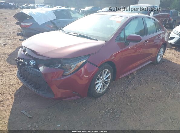 JTDVPMAE5NJ208377 2022 TOYOTA LL Красный Передняя левая четверть